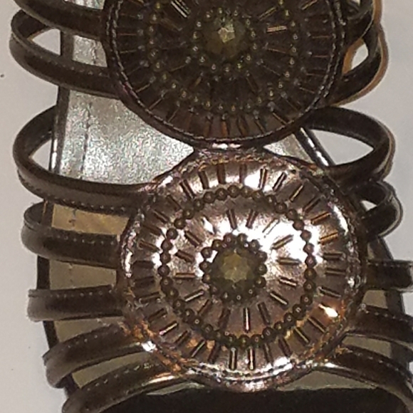 Tahari wedge 9M women's shoe, bronze - Picture 6 of 8